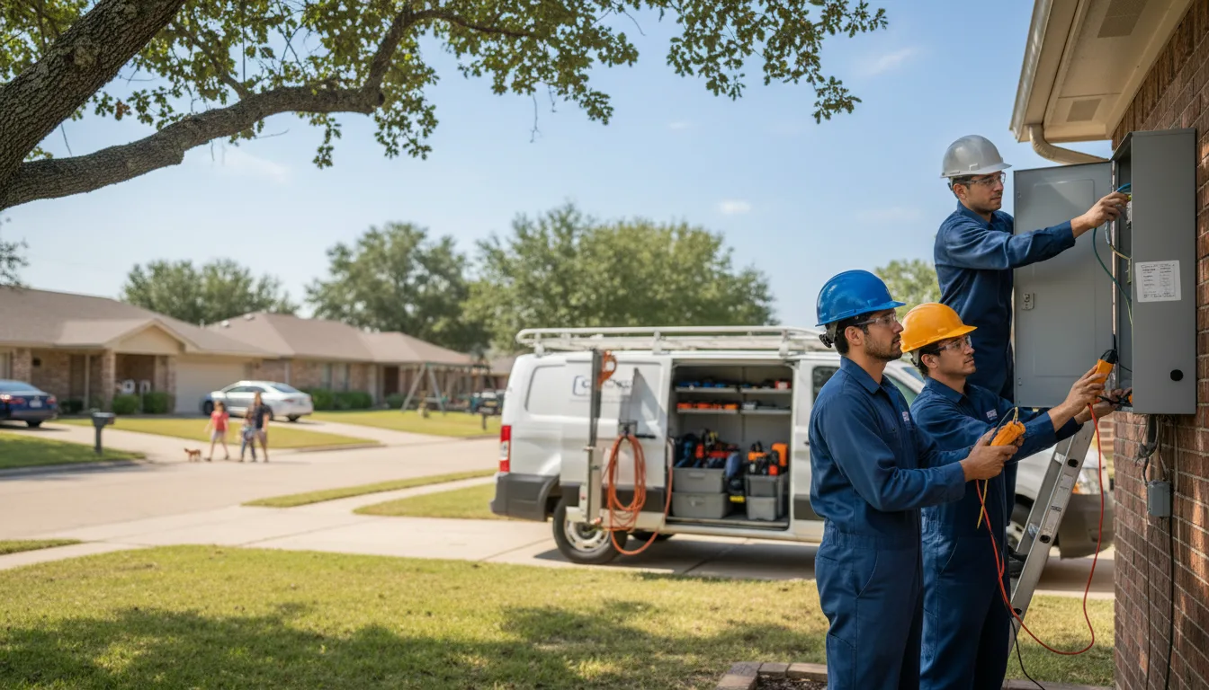 Certified electrician providing emergency electrical services in Glenwood, AL